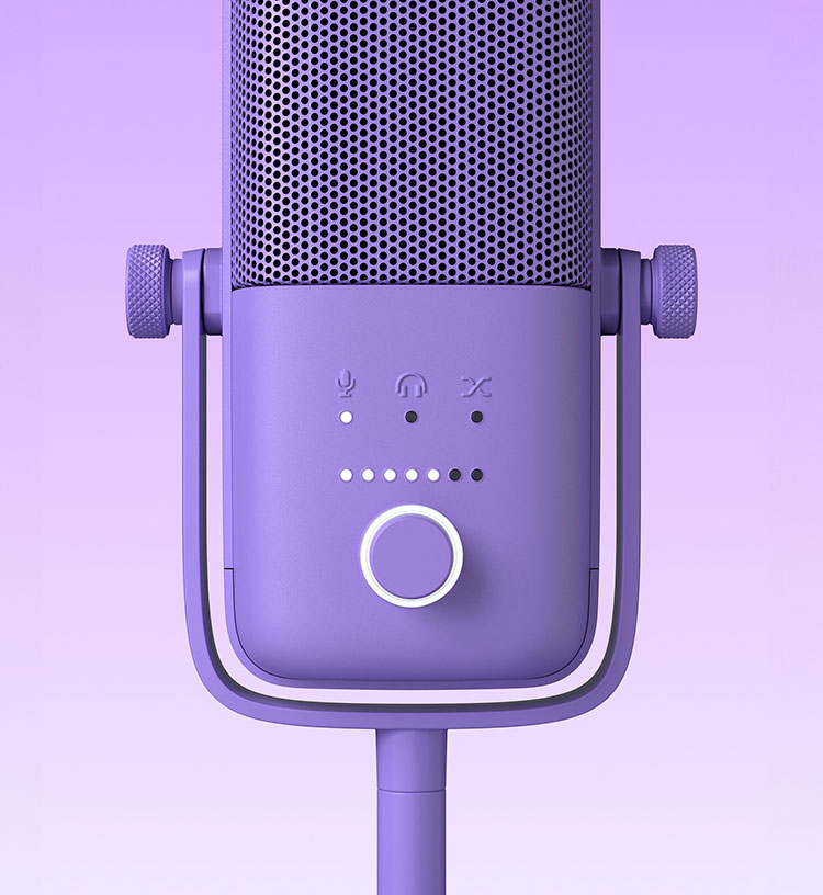 Wave:3 - Wild Lavender | Microphone & Digital Mixing Solution | Elgato
